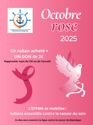 Affiche Octobre Rose