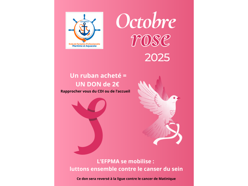 affiche octobre rose